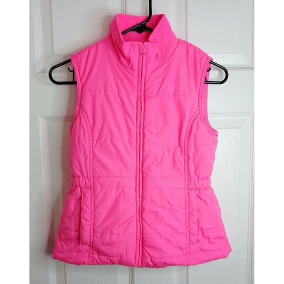 p.s. From Aeropostale Girl's Winter Puffy Vest Size 12 Bright Pockets Puffer - Picture 1 of 3